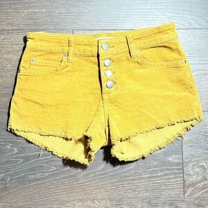 Billabong Yellow High Waist Shorts